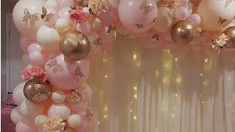 Butterfly balloon garland | Double stuff Balloon Garland | How to