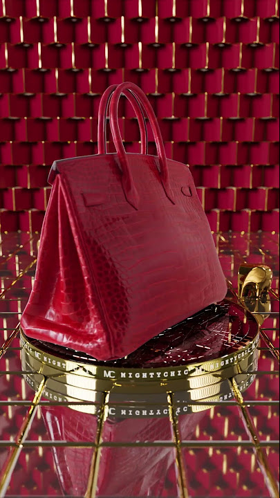 Hermes Birkin 35 Bag Vermillion Red Togo Leather with Gold Hardware –  Mightychic