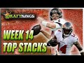 DRAFTKINGS WEEK 14 TOP STACKS: NFL DFS PICKS &amp; ROTOGRINDERS LINEUP HQ