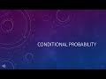 Conditional probability 1509