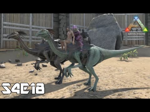 Ark Survival Evolved S4e18 3人乗りが出来るガリミムスをテイム オープンワールドで恐竜サバイバル Steam Youtube