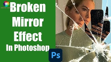 How To Create Broken Mirror Effect In Photoshop | Broken Glass Effect