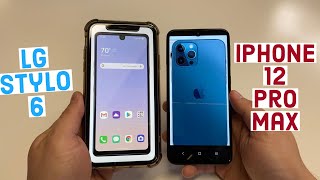 LG Stylo 6 vs iPhone 12 Pro Max