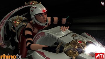 HD 60fps - ATI Radeon x800 Demo "Dangerous Curves" (Year 2005)