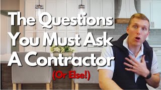 How To Interview a Design Contractor Before Remodeling by Your Home Pro 572 views 1 year ago 21 minutes