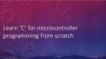 New course : Embedded C programming for beginners