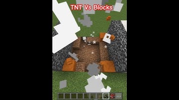 TNT vs Blocks #22 ♥️🔥 #shorts #minecraft #TNT #Blocks