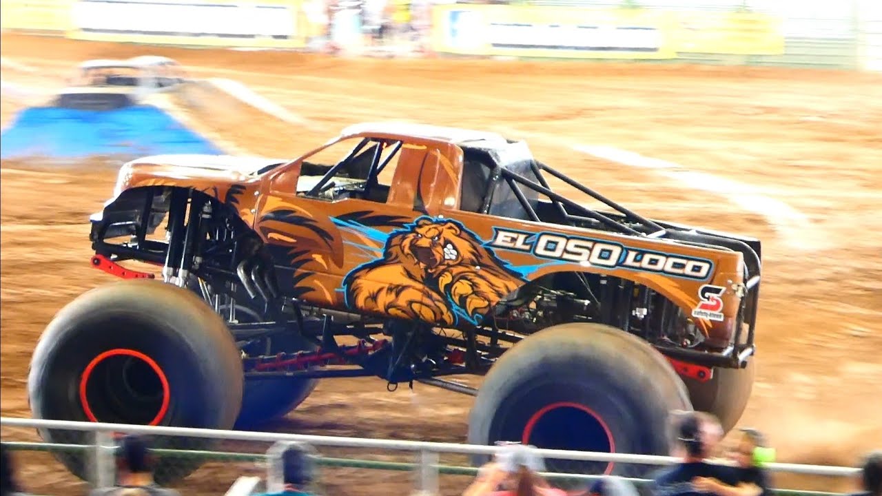 El Oso Loco freestyle at Doña Ana County Fair, Monster Truck Wars
