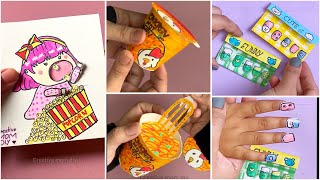 Paper Kawaii Crafts ideas | miniature paper crafts at home | by creative mom diy