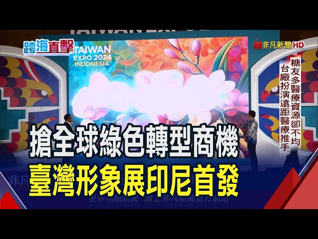 臺灣形象展在印尼 130台廠搶8000萬美元商機  臺灣形象展雅加達登場 5大主題共造轉型願