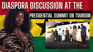 Diaspora Panel Discussion at Ghana&#39;s Presidential Summit on Tourism
