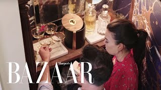 Transforming An Antique Armoire Into a Bar | Design Girlfriend | Harper's BAZAAR