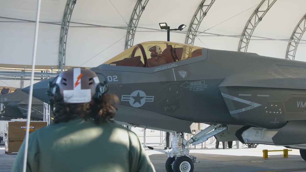 Flight Ops: Marine Corps F-35 Lightning IIs of VMFA-542 and VMFA-251