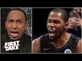 Stephen A. reacts to 76ers fans chanting 'KD sucks' | First Take