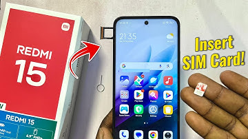 Redmi 15: How to Insert SIM Card! 