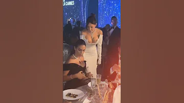 Georgina Rodriguez Reacts To Kim Kardashian Interrupting Gala Dinner 😯 ll #ronaldo #georgina #shorts