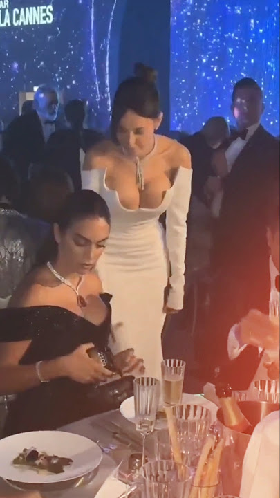 Georgina Rodriguez Reacts To Kim Kardashian Interrupting Gala Dinner 😯 ll #ronaldo #georgina #shorts