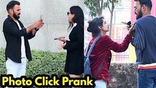 Clicking Cute Girl's Photo Prank Part 2 | Bhasad News | Pranks in India