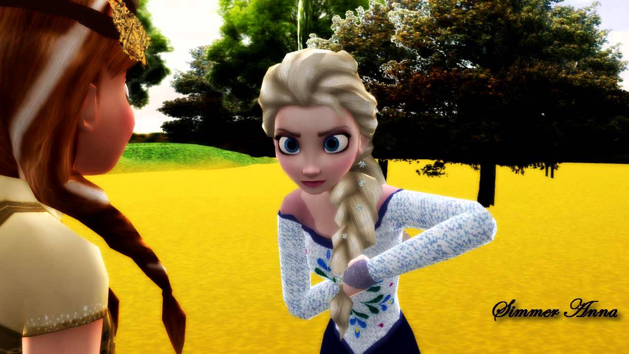 Mmd [frozen] Street Rules Girl Elsa X Anna Youtube