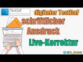 Digitaler TestDaF. SA. Live-Korrektur