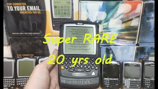 Blackberry RIM R857 with Apriva X57 barcode scanner - Rare vintage devices Reivew