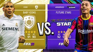 FUTURE STARS vs. BABY ICONS... in FIFA 21!