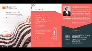 Invitation - 17th Foundation Day  IIT Hyderabad - 2025