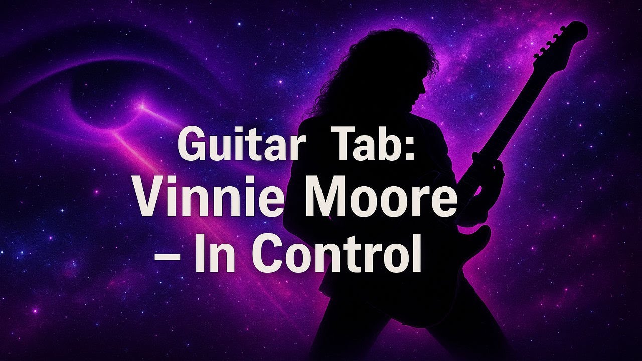 Guitar Tab: Vinnie Moore - In Control