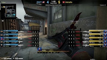 CS:GO POV Demo Astralis device (21/7) vs Envy (de_train)