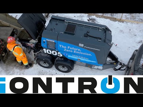 FIRST 100% ELECTRIC Putzmeister BSA 1005 iONTRON in North America is put to the TEST!
