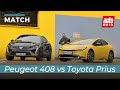 Peugeot 408 vs toyota prius  le match des rechargeables