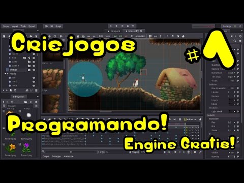 🎮 #1 - Tutorial Godot- (Link atualizado na descricao) Apresentação da Ferramenta e Início do projeto