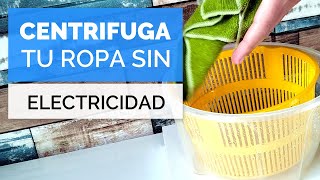 🌀 CENTRIFUGA DE MANUAL ▻ Ecológica necesita Electricidad] -