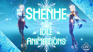 Shenhe Showcase (Idle Animations, Attack Animations)