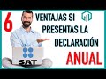 6 VENTAJAS SI PRESENTAS LA DECLARACIÓN ANUAL DE PERSONAS FÍSICAS | ¡EVITA IR A LA CARCEL!