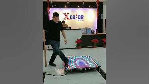 XCOB led screen display  dance floor and stage background #dancefloorledscreen