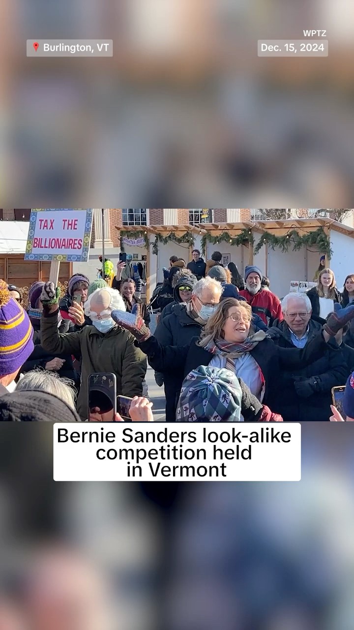 Bernie Sanders look-alike competition held in Vermont