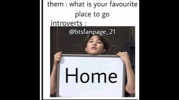 BTS memes but of introverts