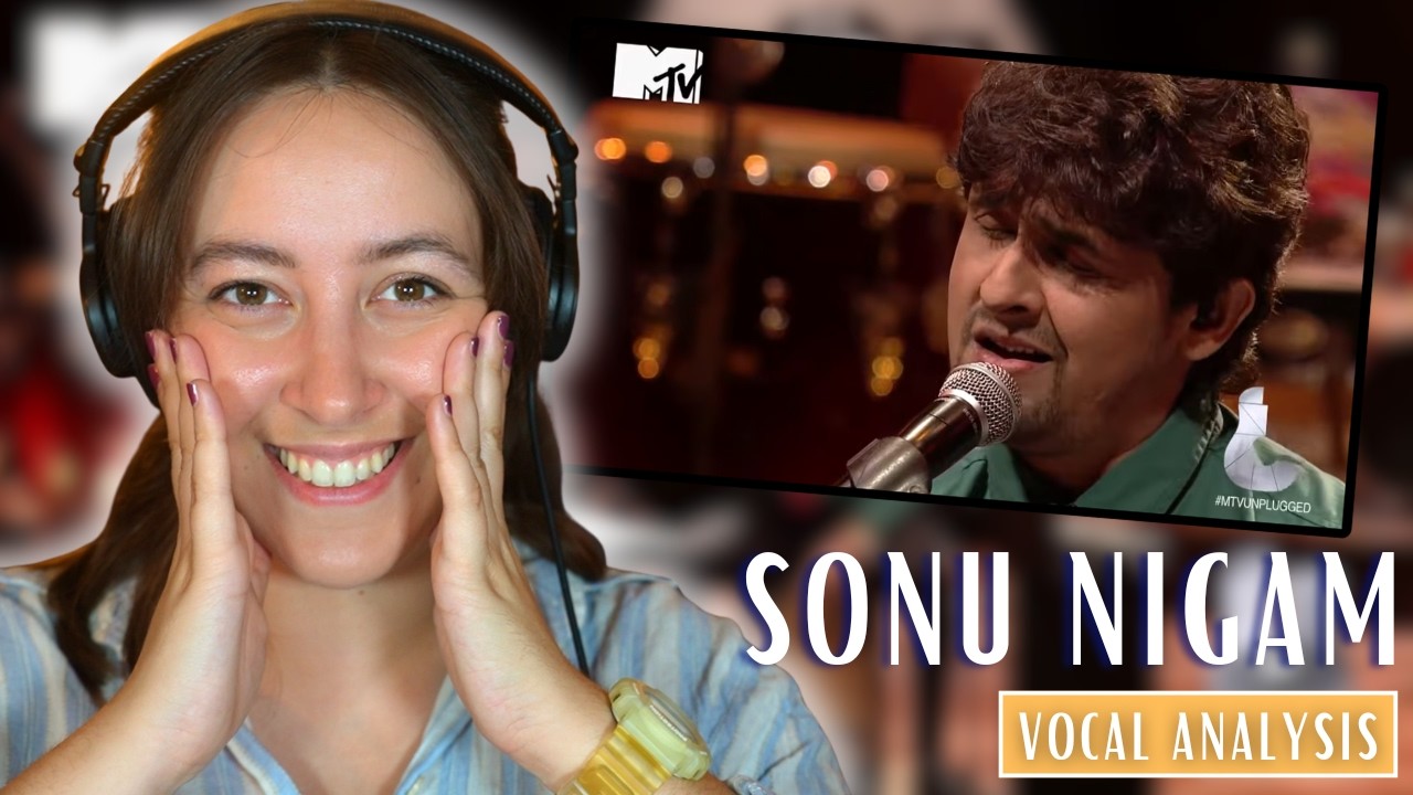 Vocal Coach Reacts to SONU NIGAM | Abhi Mujh Mein Kahin (MTV Unplugged)