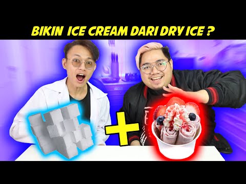 BIKIN ES KRIM ROLL PAKE DRY ICE
