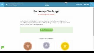CCNP ENCOR Section 10 Summary Challenge with explanation