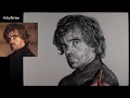 Как нарисовать портрет по фотографии! Peter Hayden Dinklage (Tyrion Lannister) Drawing