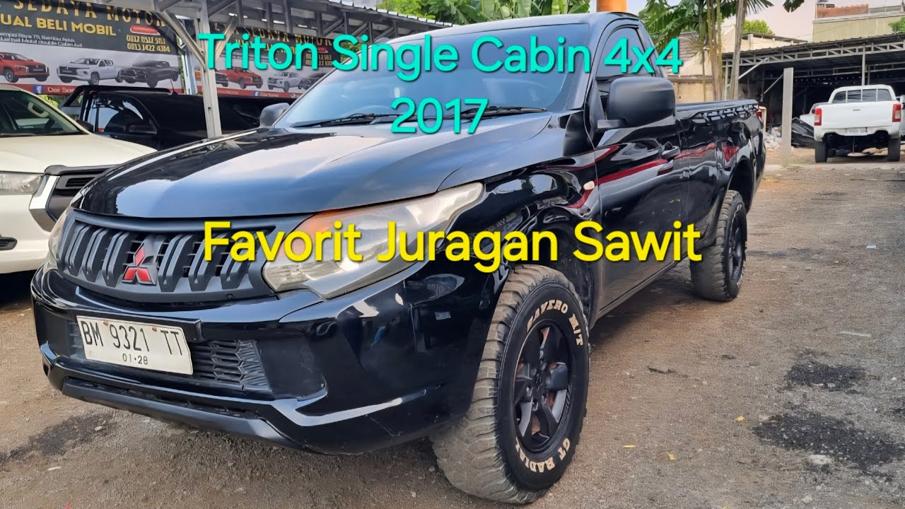 DIJUAL : Triton Single Cab 4x4 2017 kondisi siap kerja !