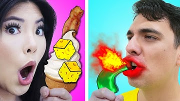 DON’T CHOOSE THE WRONG MYSTERY FOOD OR DRINK CHALLENGE | TRY NOT TO LAUGH PRANKS AND CHALLENGES