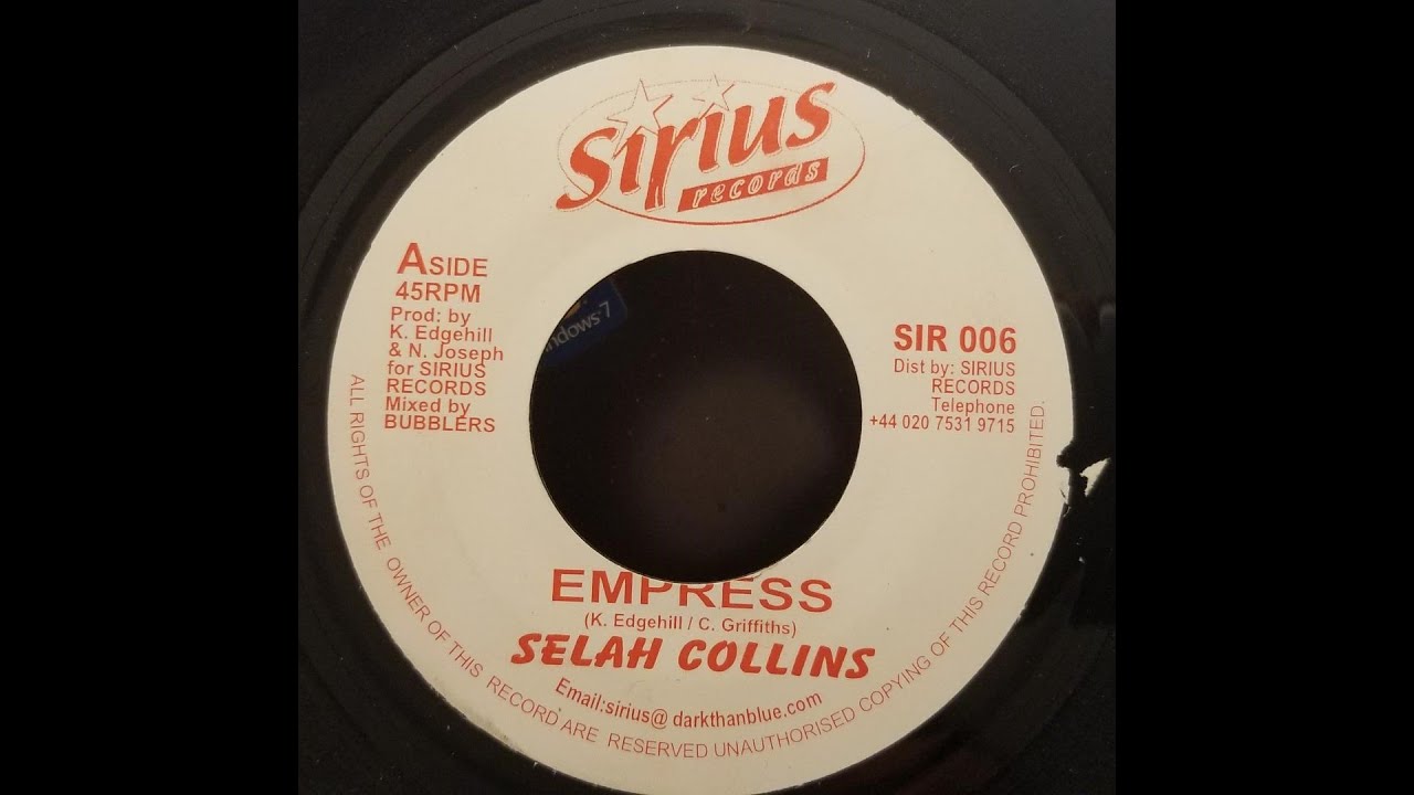 7” Selah Collins Must Get Free / Must Get Free (Version) SIR004 SIRIUS RECORDS UK /00080 Selah Collins – Must Get Free – Vinyl (7