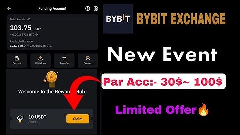 Bybit 30$ ~ 100$ Claim  || Bybit Spin Event & Wednesday || Bybit Exchange