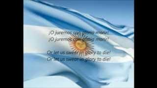 Argentine National Anthem - 'Himno Nacional Argentino' (ES/EN)