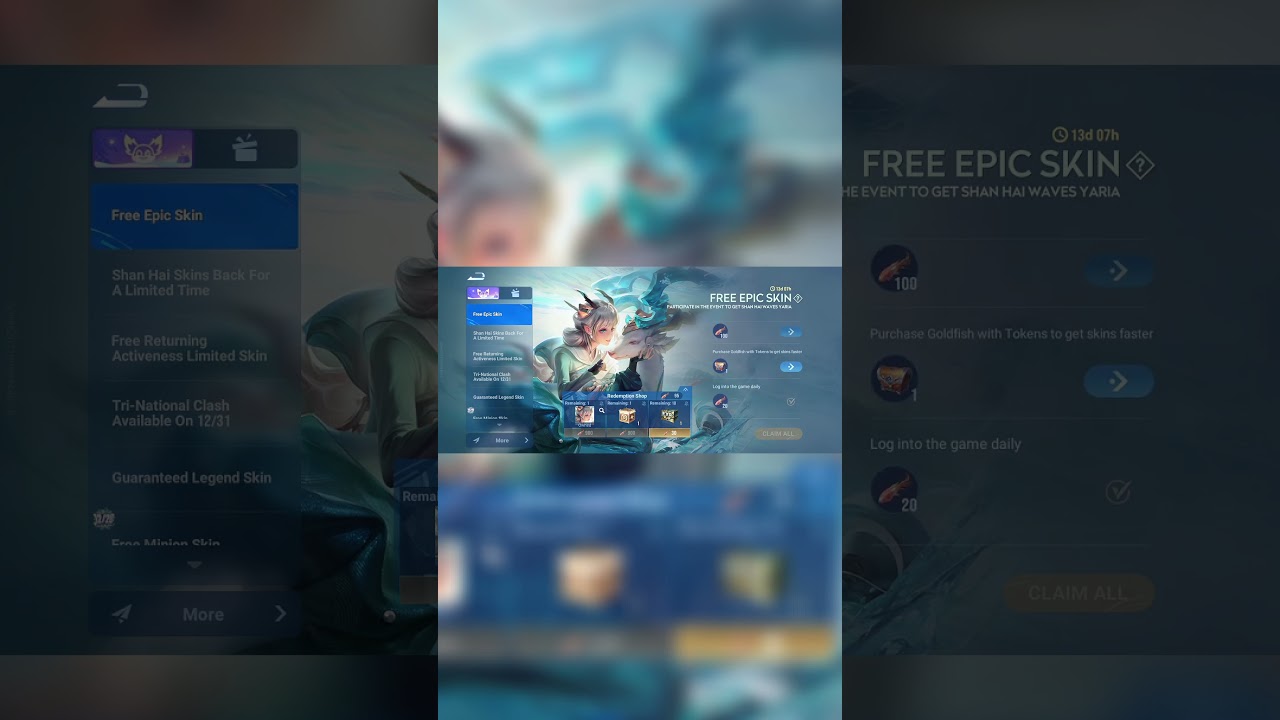 យកស្គីន Yaria Shan Hai Series ដោយងាយៗ! 