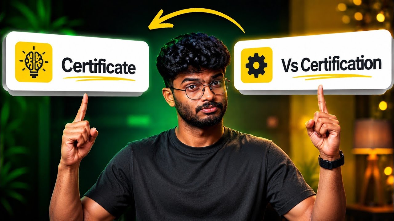 Certification Vs. Learning Certificate Vs Certifications | Which is best for college students ...