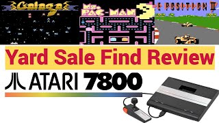 I Found an Atari 7800 with Lots of Games Lets Review It
